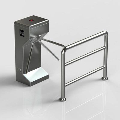SUS304 ประตูหมุนขาตั้งกล้อง RFID 30-45 คน / นาที ทางเข้าควบคุมการเข้าถึงอิเล็กทรอนิกส์