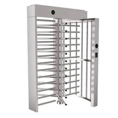 304 สแตนเลส Biometric Automatic Security Gates ประตูหมุนแบบเต็มตัว