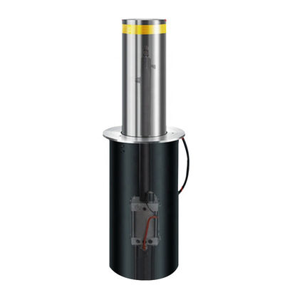 K12 Grade Anti Collision Retractable Hydraulic Rising Bollards สำหรับทางวิ่ง
