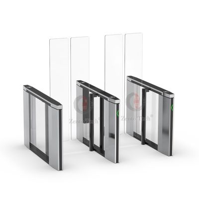 316 Stainless Steel Speedlane Swing Turnstile ประตูความเร็วสูงแบบสองทิศทาง