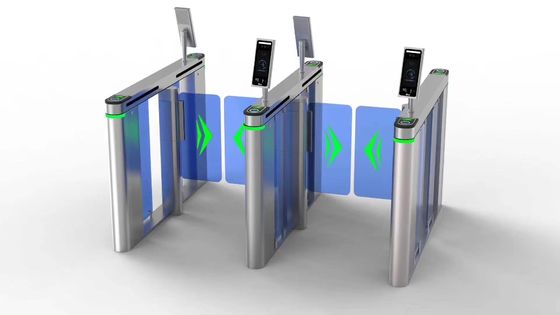 อลูมิเนียมอัลลอยด์ Speed ​​Lane Gate Turnstile 220V 50Hz Fastlane Turnstiles