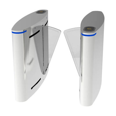 250mm Telescopic Flap Barrier Turnstile ประตูหมุน Baffle Gate แบบสองทิศทาง