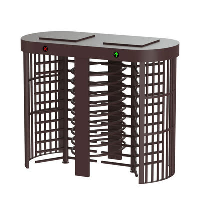 304SUS Access Intelligent Full Height Turnstile Gate ความกว้างทางเดิน 650mm