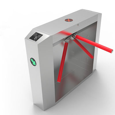 สแตนเลส 304 ประตูหมุนขาตั้งกล้องอัตโนมัติ Access Barrier Gate