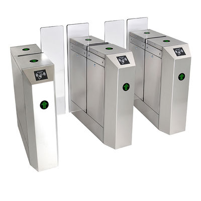 24V DC มอเตอร์กระจกอะคริลิกเลื่อนประตูกั้นประตูหมุน CE