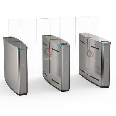 Anti Pinch 304 Stainless Steel Access Control Sliding Gate Turnstile 600mm