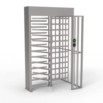 30-40 คน / นาที Biometric เต็มความสูง Turnstile 1500 * 1500 * 2300mm