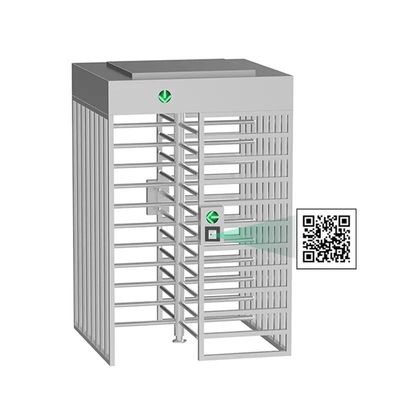 RS485 Access Control ประตูหมุนเต็มความสูงพร้อมเครื่องอ่านรหัส QR