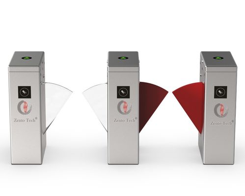 ความเหมาะสมที่หลากหลายและการจัดการที่ฉลาด Flap Barrier Turnstile สําหรับการเข้าถึงที่เรียบร้อย