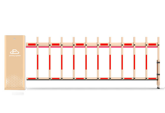 Zento 24V DC Car Parking Boom Barrier Gate สําหรับการจัดการอสังหาริมทรัพย์ด้วยสี่โหมดควบคุมการทํางาน
