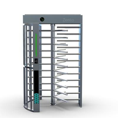 Zento Optical Full Height Turnstile with Bidirectional Access Control ใน SUS304/316 สําหรับความเร็ว 30-45P/Min