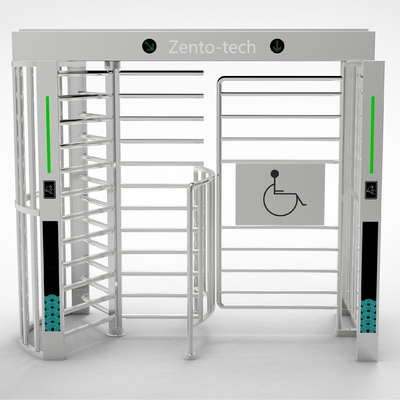 ประตูหมุนแบบเต็มความสูงพร้อม RFID และการจดจำใบหน้า, 230 กก.