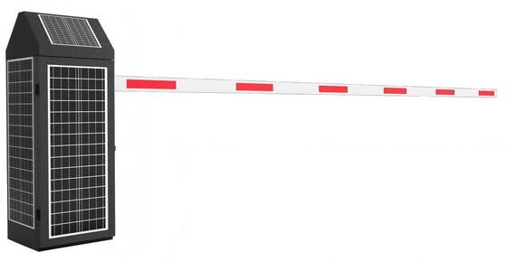 Solar Powered DC24V Brushless Boom Barrier Four Linkage Anti-Shake Parking Barrier