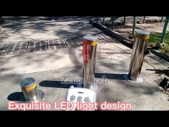 การควบคุม PLC เสาป้องกันการชนกันของไฟฟ้าไฮดรอลิกสำหรับทางวิ่ง