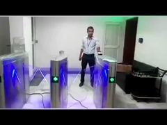 Anti Clipping Flap Barrier Turnstile ประตูทางเข้า 40 คน/นาที