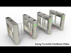 ระบบควบคุมการเข้าถึง Swing Gate Turntile การจําเพาะหน้า Turntile Gate