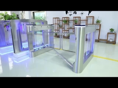 โรงงานจําเพาะรับรู้ใบหน้า SUS304 Swing Turnstile การควบคุมการเข้าถึงความปลอดภัย