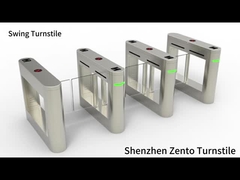 RS485 TCP ระบบจดจำใบหน้า Swing Barrier Turnstile AC 220V