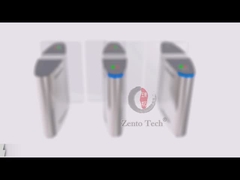 SS304 ประตูบานเลื่อนระบบจดจำใบหน้า ความกว้างทางเดิน 550 มม