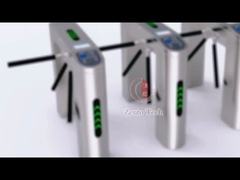 กันฝุ่น Anti Tailing Half Height Turnstile Gate Drop Arm Turnstiles AC220V